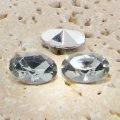 Black Diamond - 18x13mm. Oval Faceted Gem Jewels - Lots of 144
