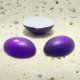 Purple Matte Frosted - 40x30mm. Oval Cabochons - Lots of 12