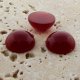 Cornelian Opaque - 20mm. Round Domed Cabochons - Lots of 72