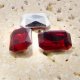 Ruby Jewel - 14x10mm. Octagon Faceted Gem Jewels - Lots of 144