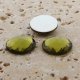 Olivine Jewel Multi Faceted - 13mm Round Cabochons - Lots of 144