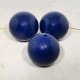 LAPIS 18MM SMOOTH ROUND BEADS - Lot of 12