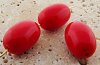 LIGHT RED 21X14MM SMOOTH OVAL BEADS - Lot of 12