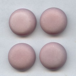 16mm. GREY PURPLE WASH ROUND CABOCHONS - Lot of 48 - Click Image to Close